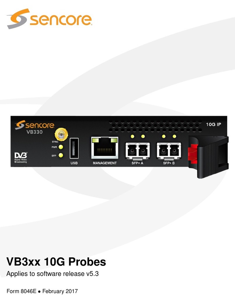 Sencore VB330 user manual