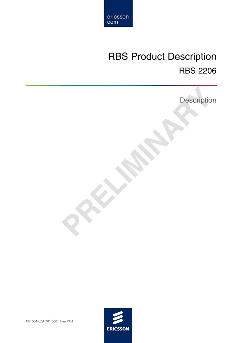 Ericsson RBS 2206 Technical specifications