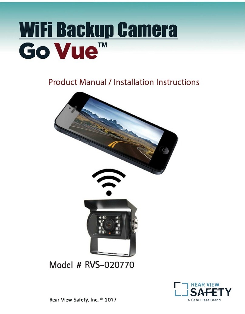 Rear view safety Go Vue RVS-020770 installation instructions Rear view safety Go Vue RVS-020770 installation instructions