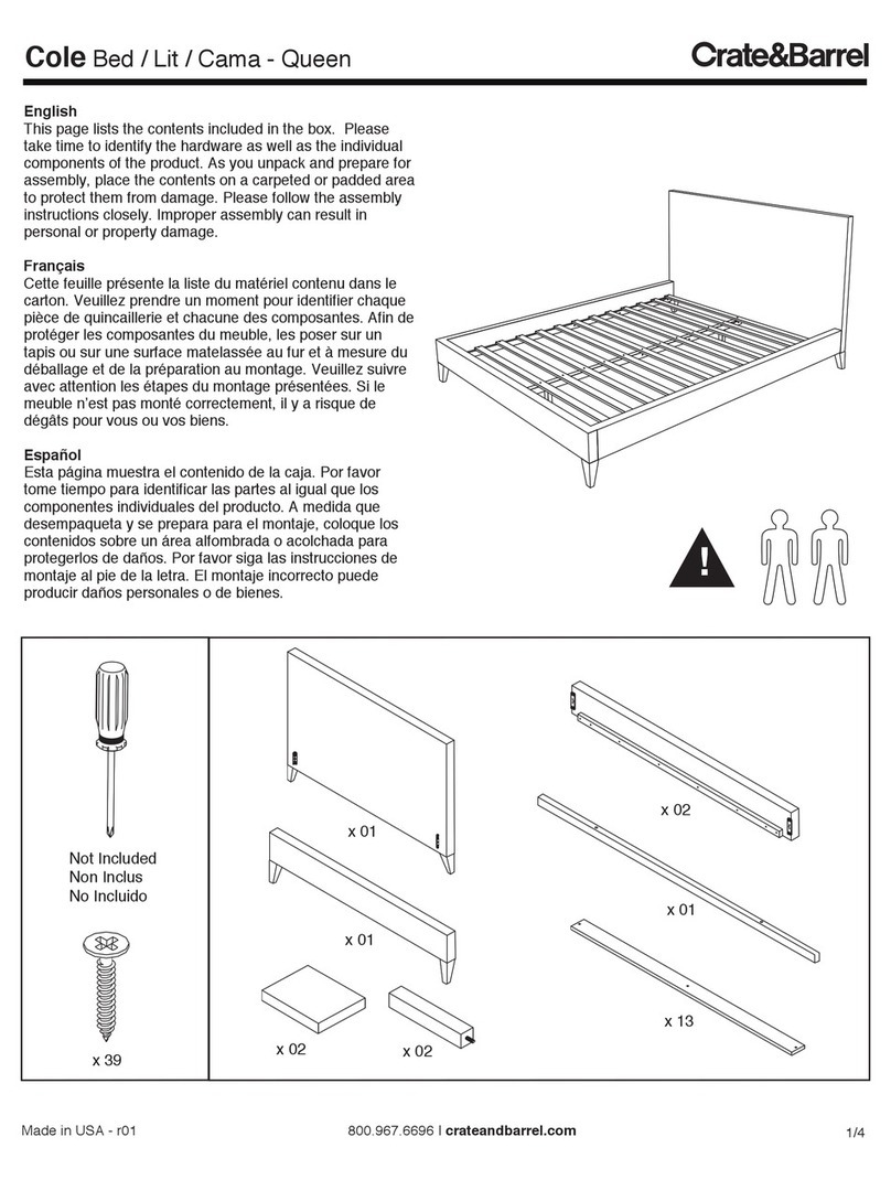 Crate&Barrel Cole User manual Crate&Barrel Cole User manual