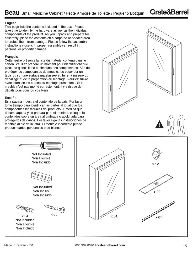 Crate&Barrel Beau User manual