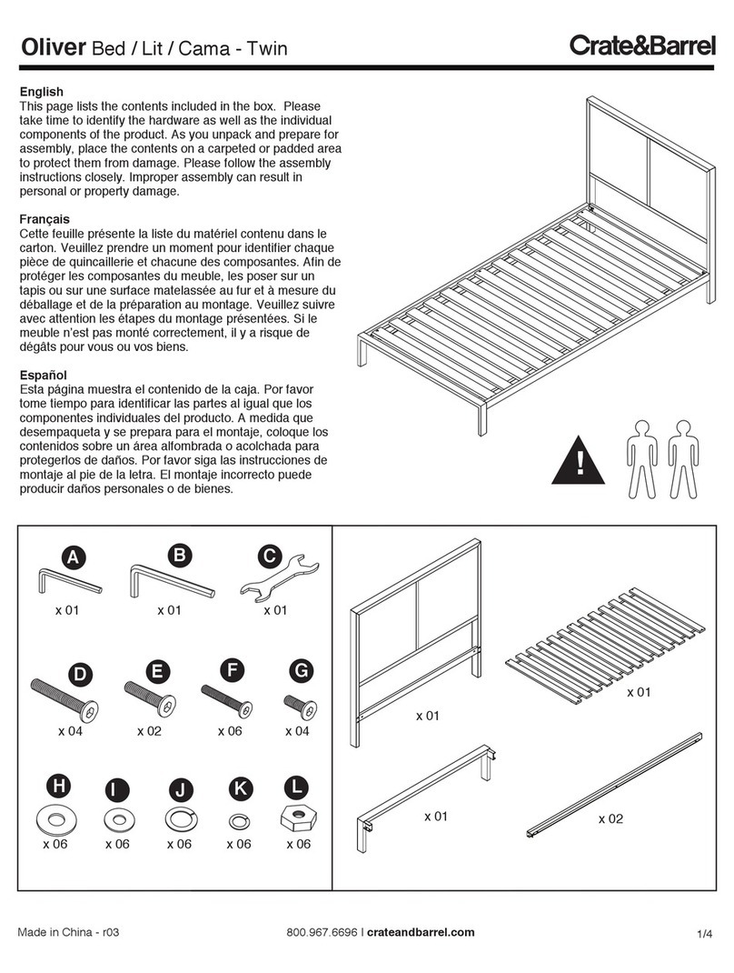 Crate&Barrel Oliver User manual