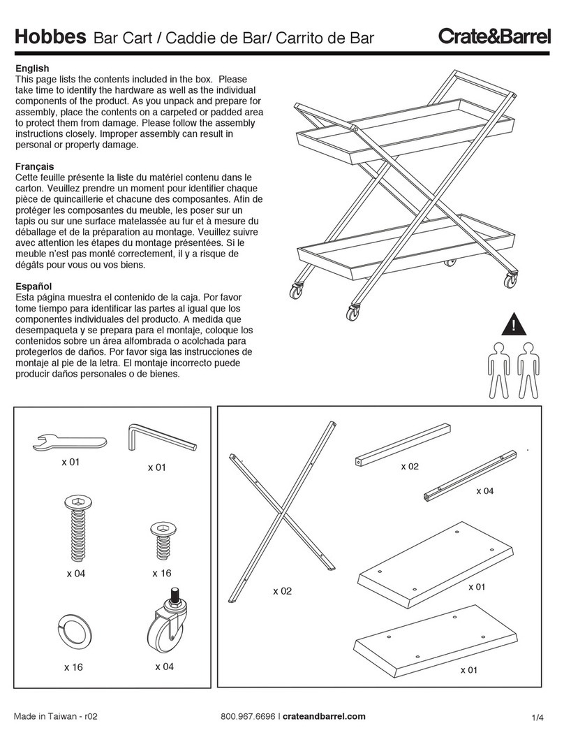 Crate&Barrel Heritage User manual Crate&Barrel Heritage User manual