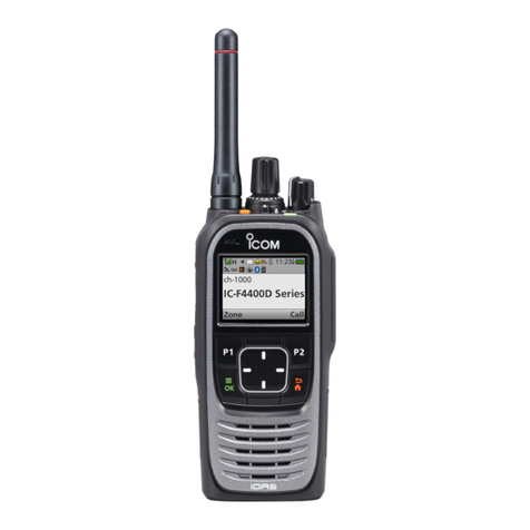 Icom IC-F3400D User manual