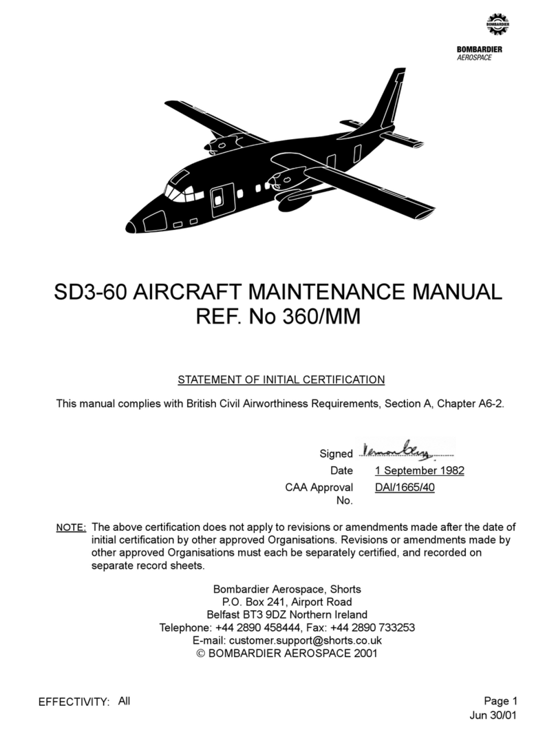 Bombardier Aerospace SD3-60 User manual