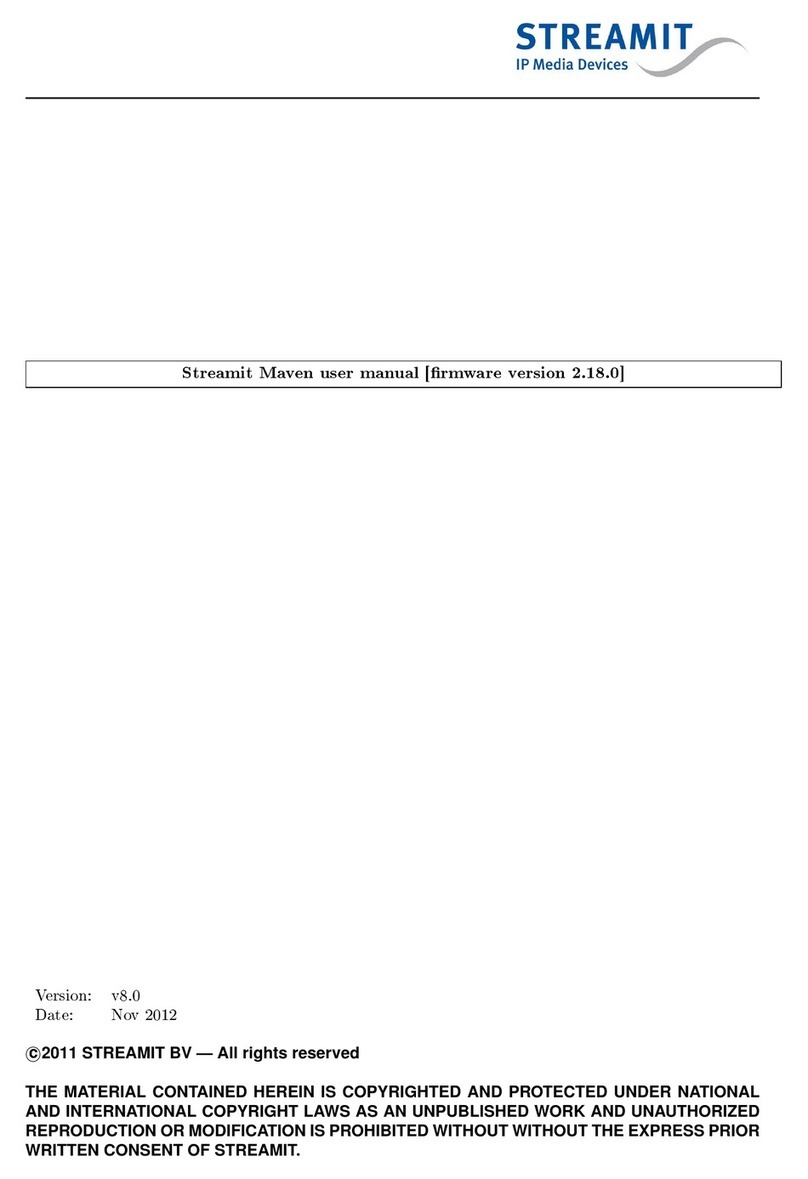 Streamit Maven User manual