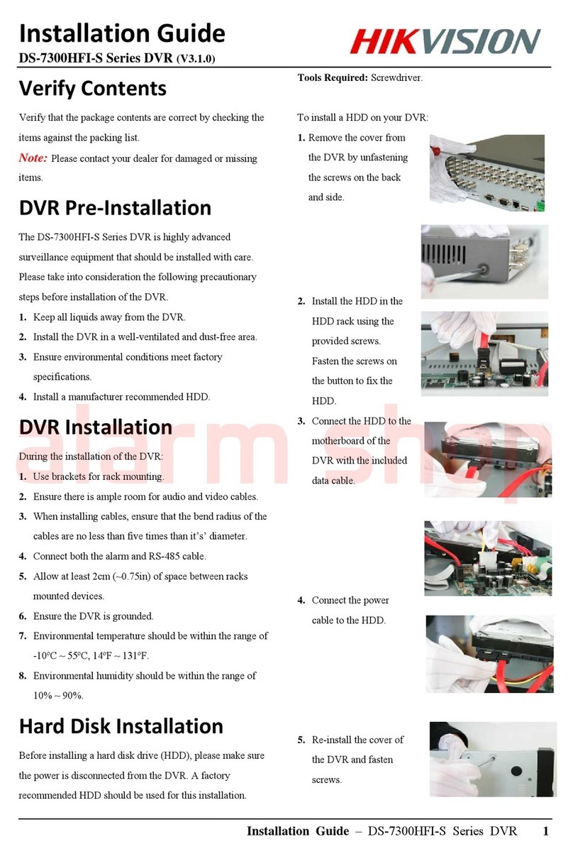 HIK VISION DS-7304HFI-S User manual