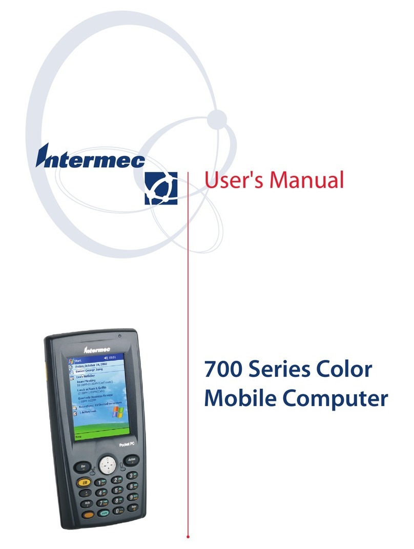 Intermec 700 Series Color user manual
