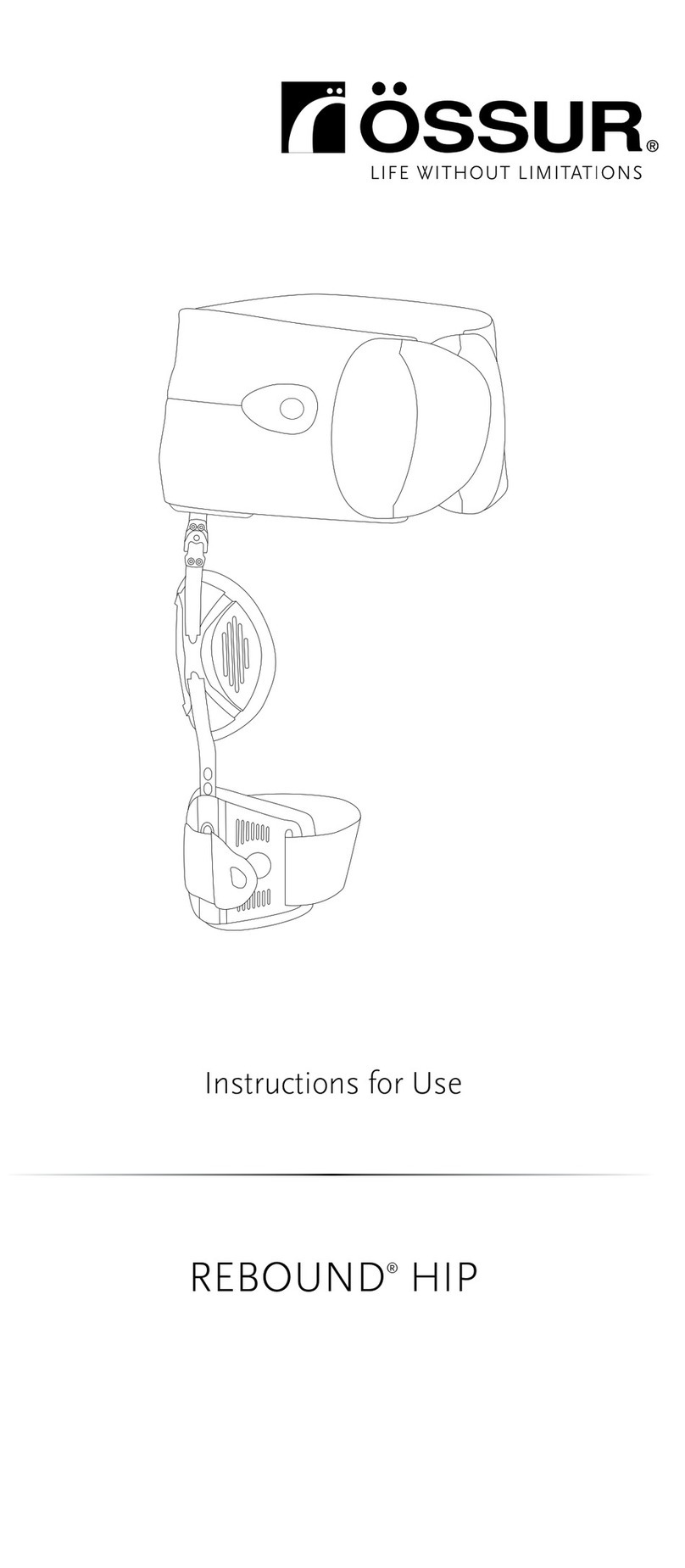 Ossur REBOUND HIP Instructions for use