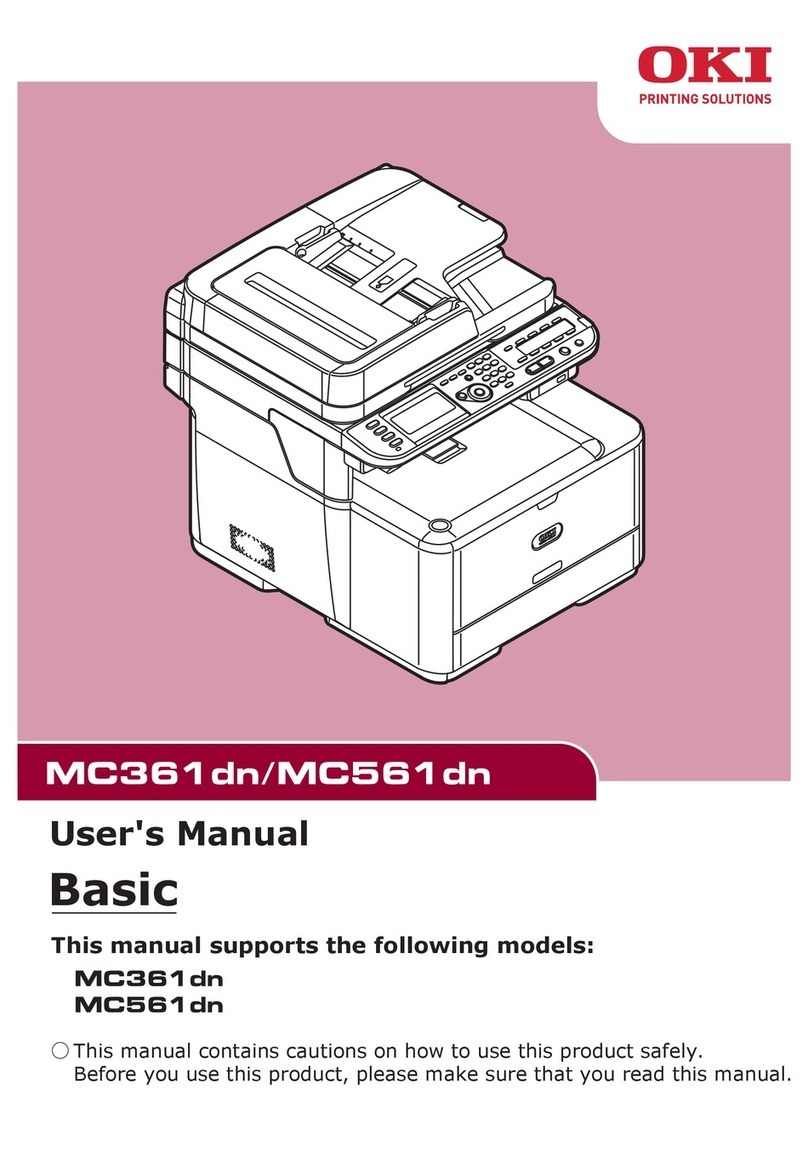 Oki MC361dn User manual