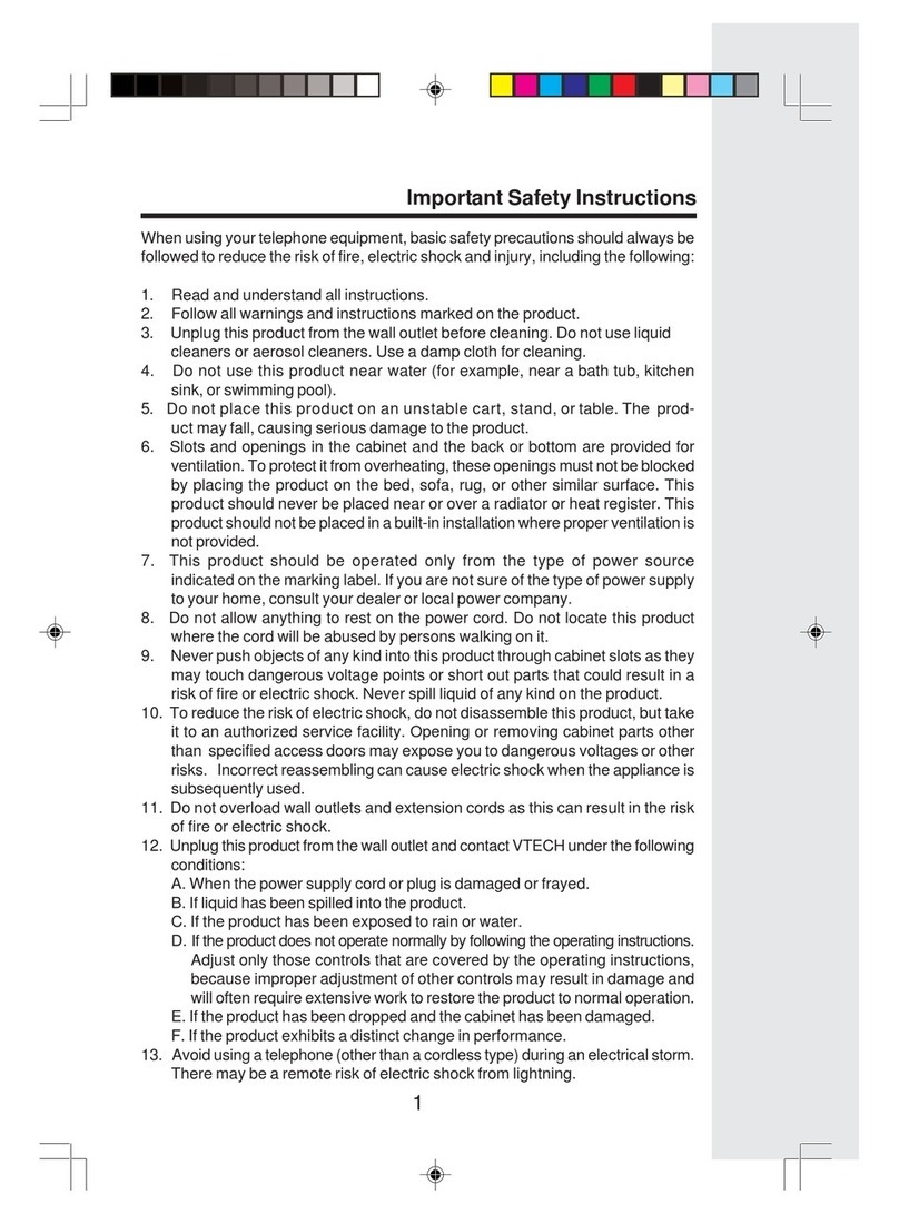 V-tech IP 5825 manual