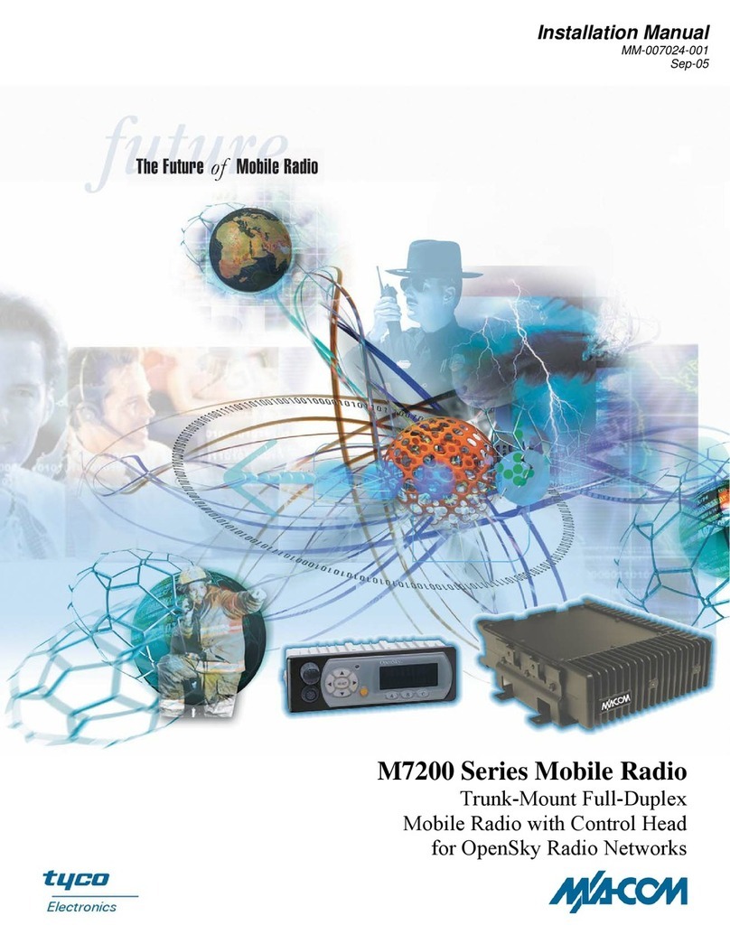 M/A-Com M7250 User manual