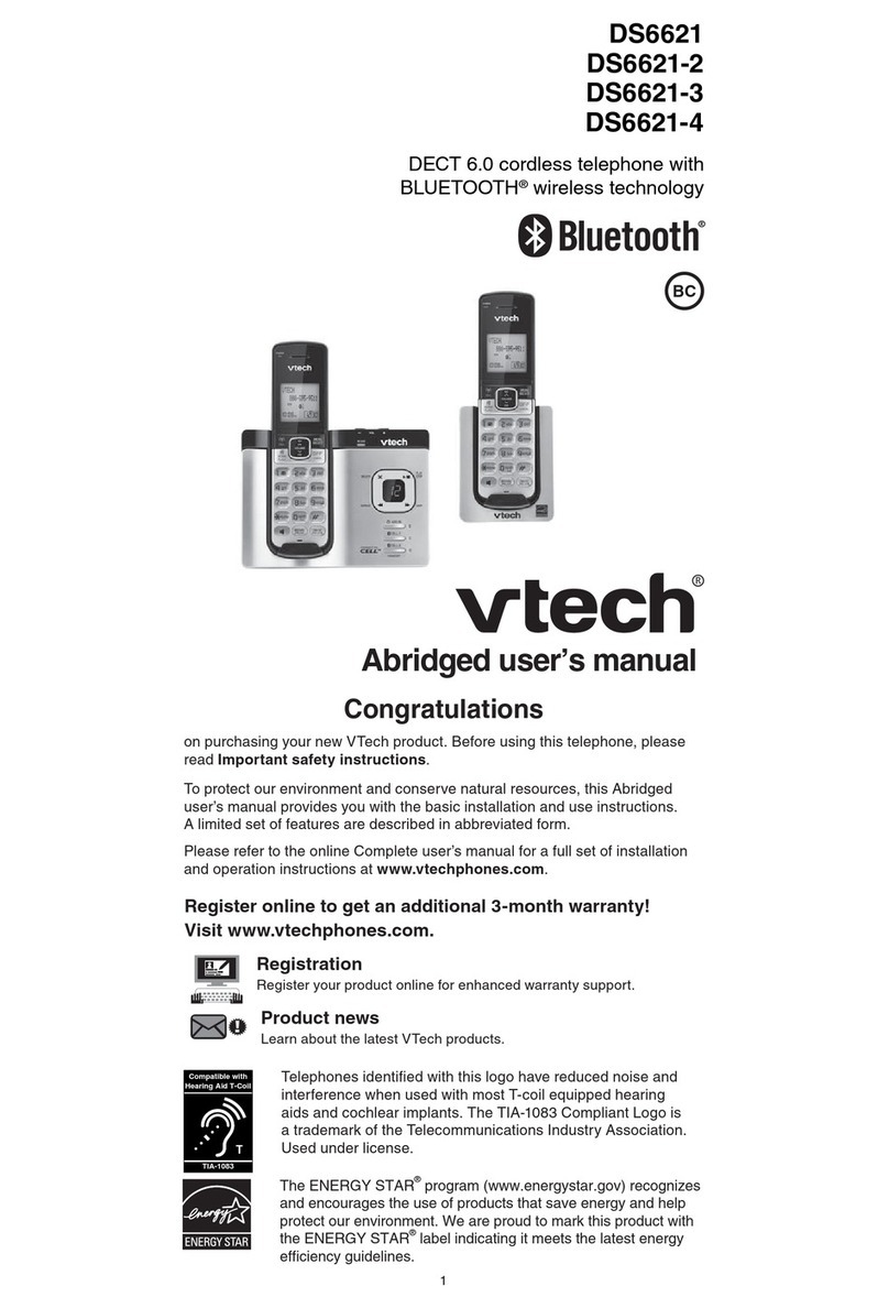 V-tech DS6621 User manual