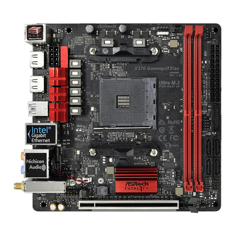 ASROCK Fatality X370 User manual ASROCK Fatality X370 User manual