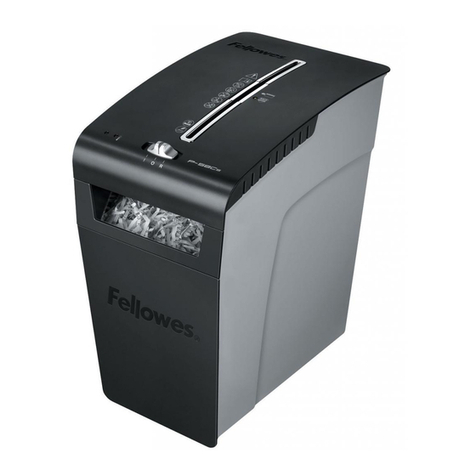 Fellowes POWERSHRED P-58Cs user manual