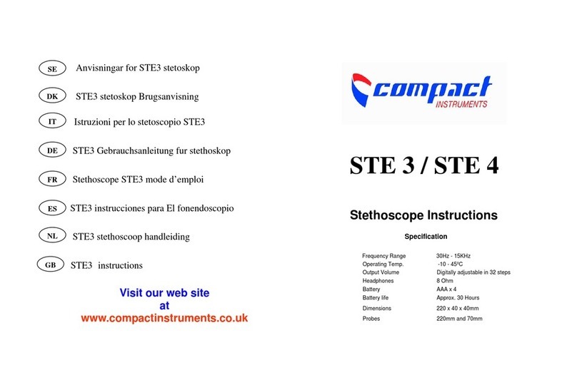 Compact STE 3 instructions