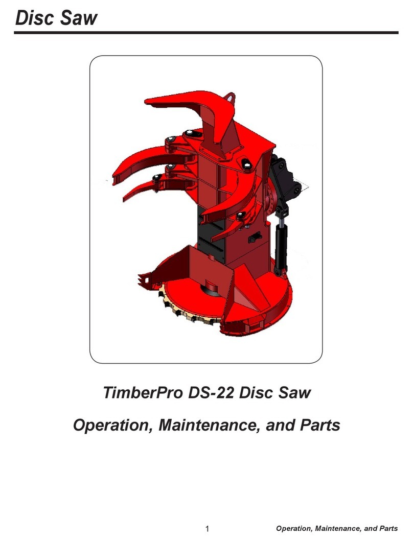 TimberPro DS-22 Operation, maintenance, and parts