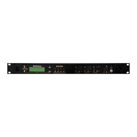 Telex RadioCom BTR-800 User manual