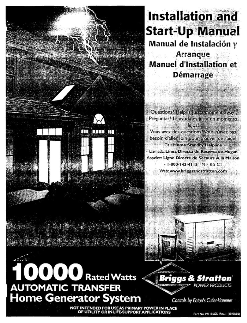 Briggs & Stratton 1768-0 User manual