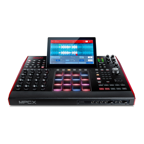 Akai MPCX User manual