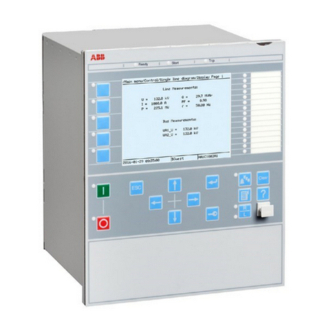 ABB Relion 670 series Instructions for use