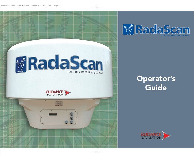 Guidance Navigation RadaScan Operator's guide