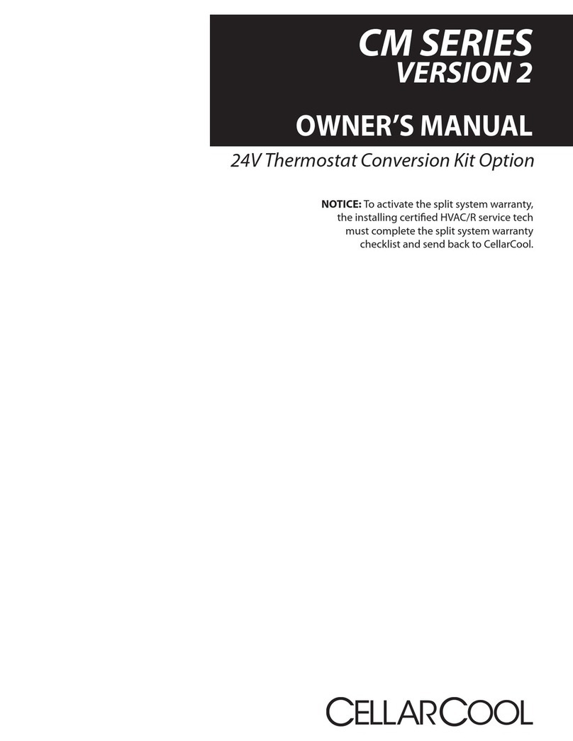 Cellar Cool CM User manual