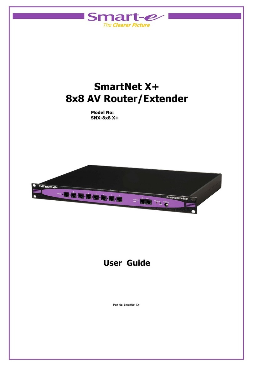Smarte SNX-8x8 X+ User manual