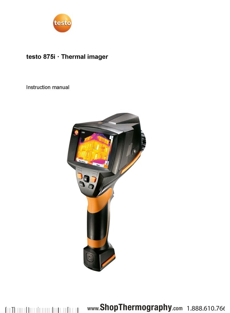 TESTO 875i instruction manual