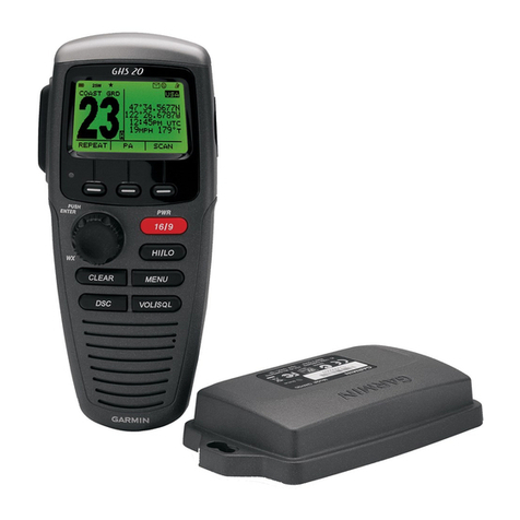 Garmin GHS 20 installation instructions