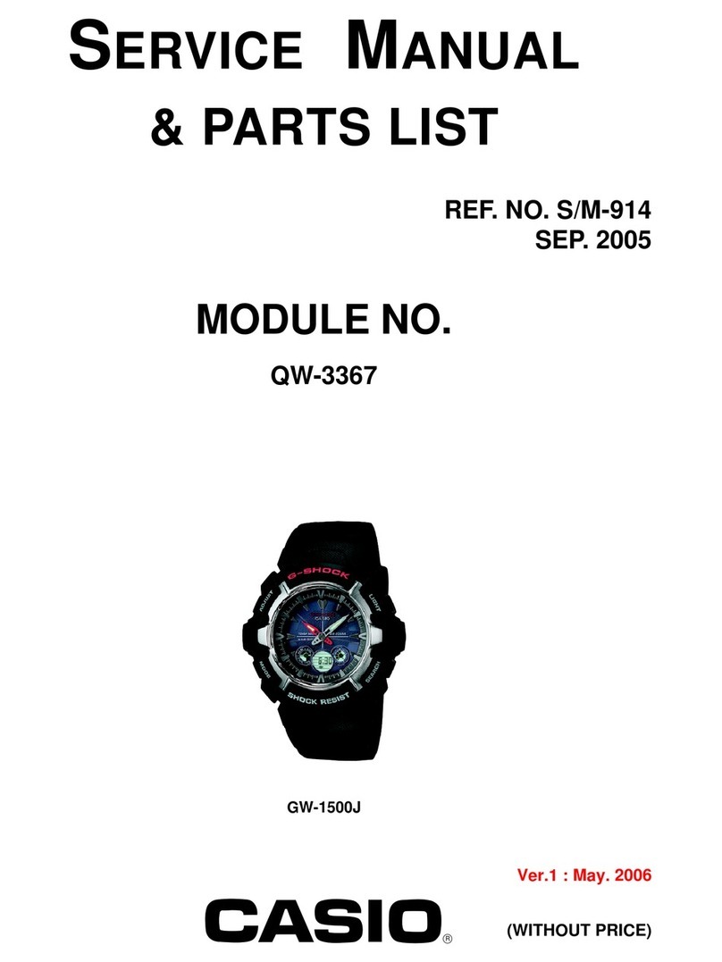 Casio QW-3367 Troubleshooting guide