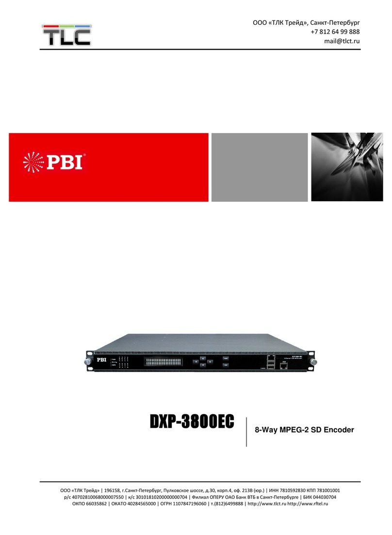 TLC DXP-3800EC manual