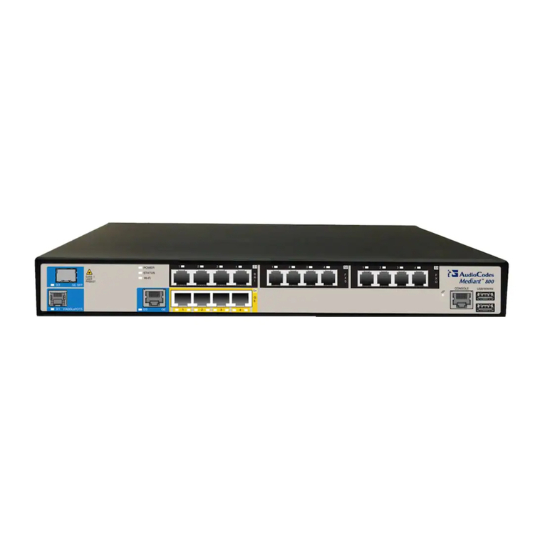 AudioCodes Mediant 800B Assembly instructions