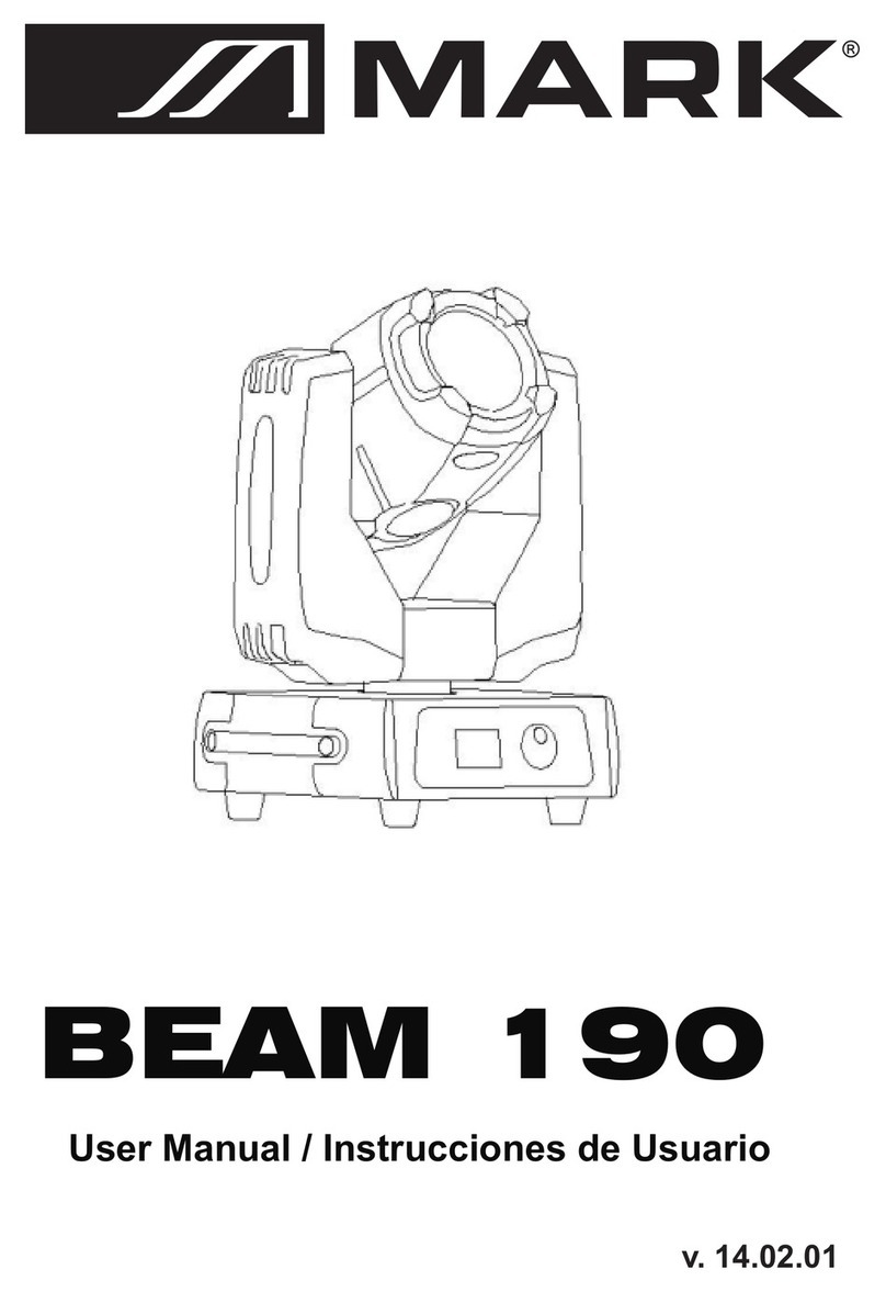 Mark BEAM 190 User manual