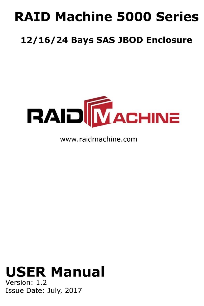 RAID Machine 5000 User manual