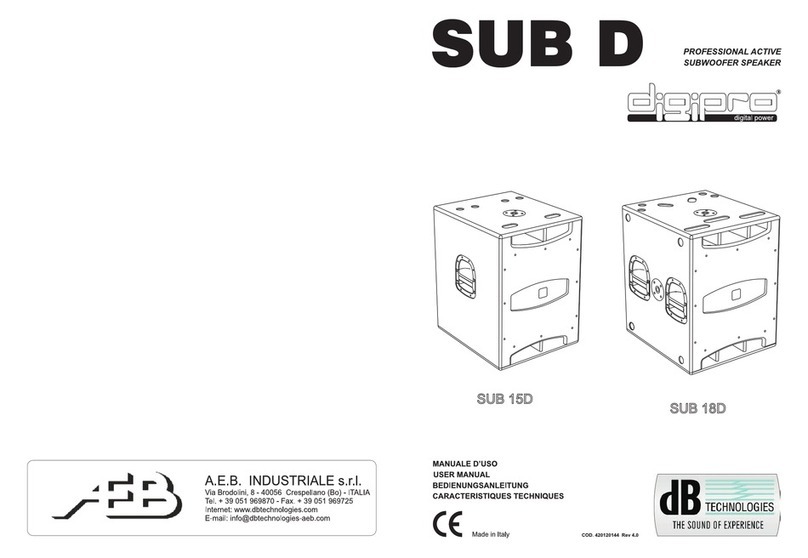 Digipro SUB 15D user manual