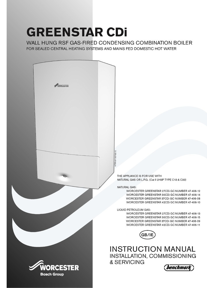 Worcester GREENSTAR 27CDI GC 47-406-12 User manual Worcester GREENSTAR 27CDI GC 47-406-12 User manual