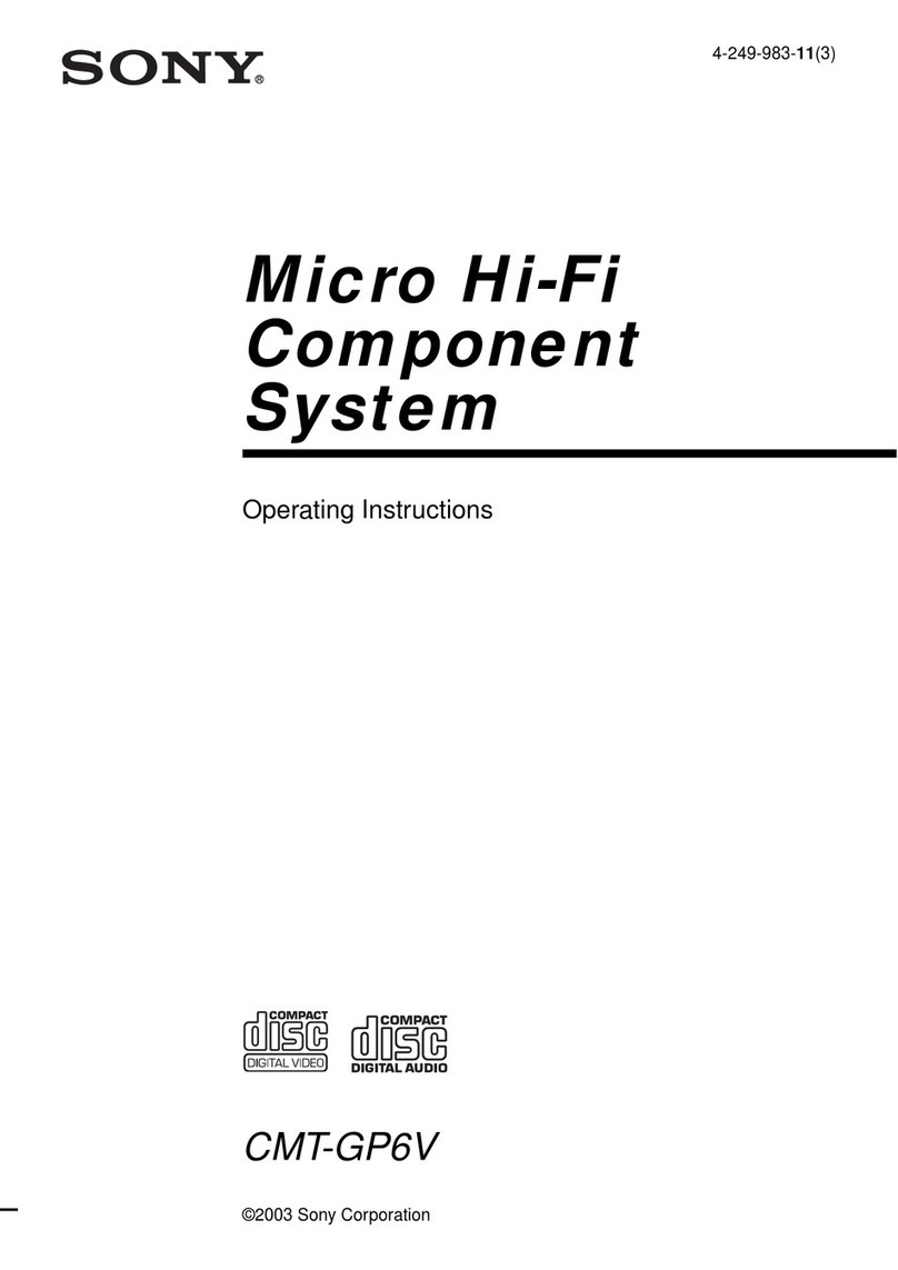 Sony CMT-GP6V User manual
