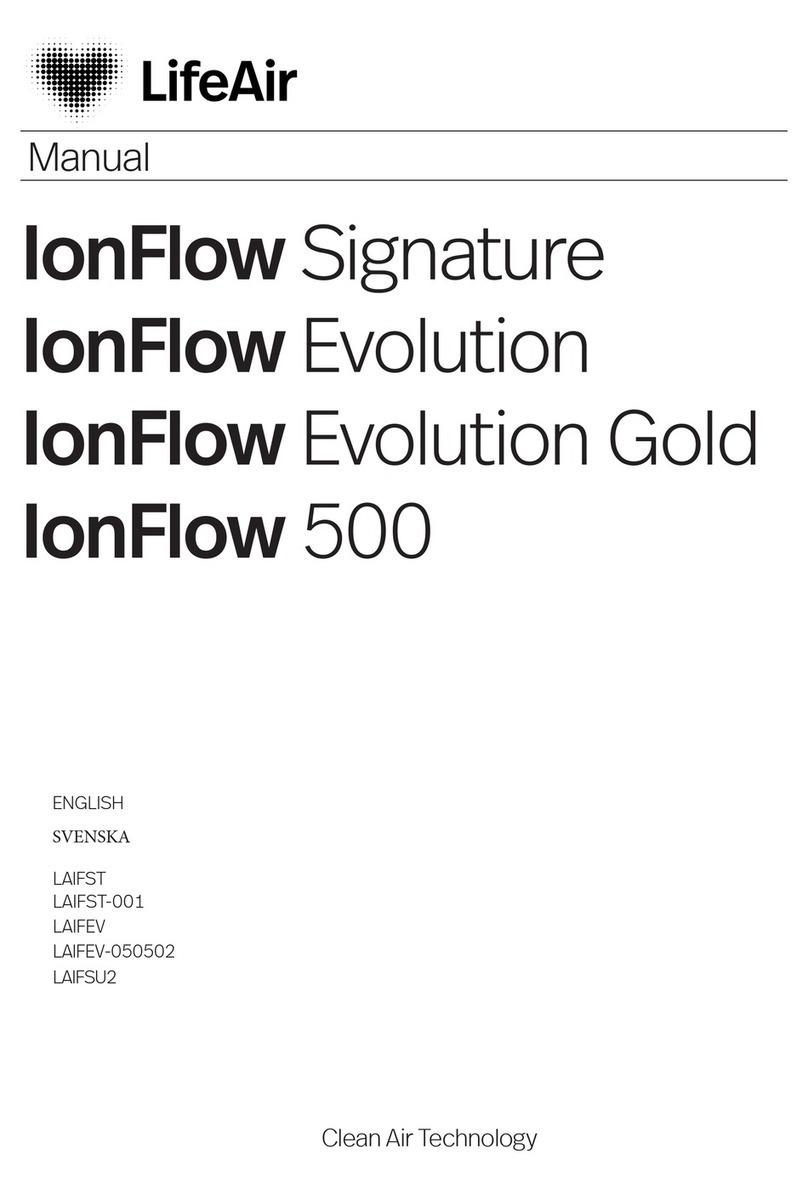 LIFEAIR IonFlow Signature manual