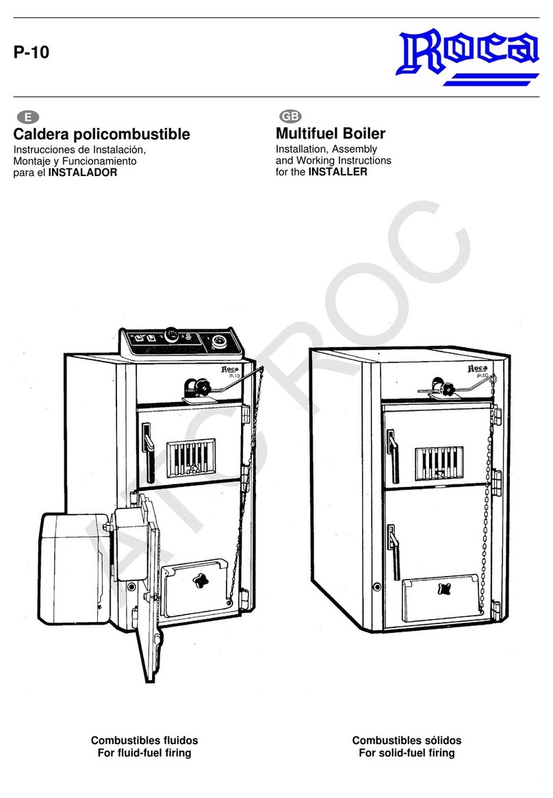 Roca P-10 Installation, assembly and operating instructions