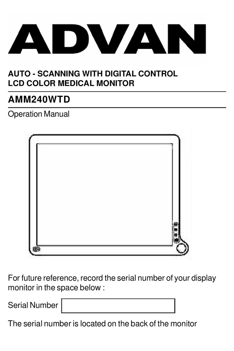 Advan AMM240WTD User manual
