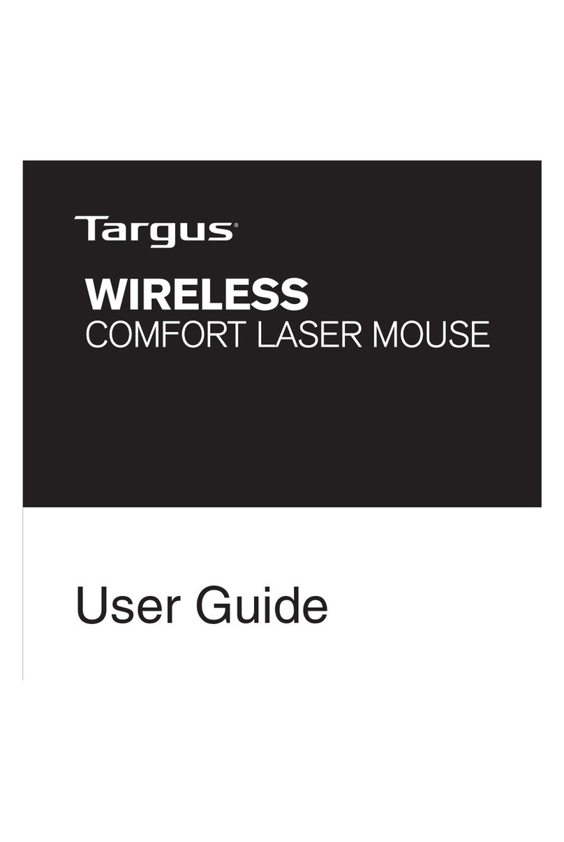 Targus WIRELESS COMFORT LASER MOUSE User manual