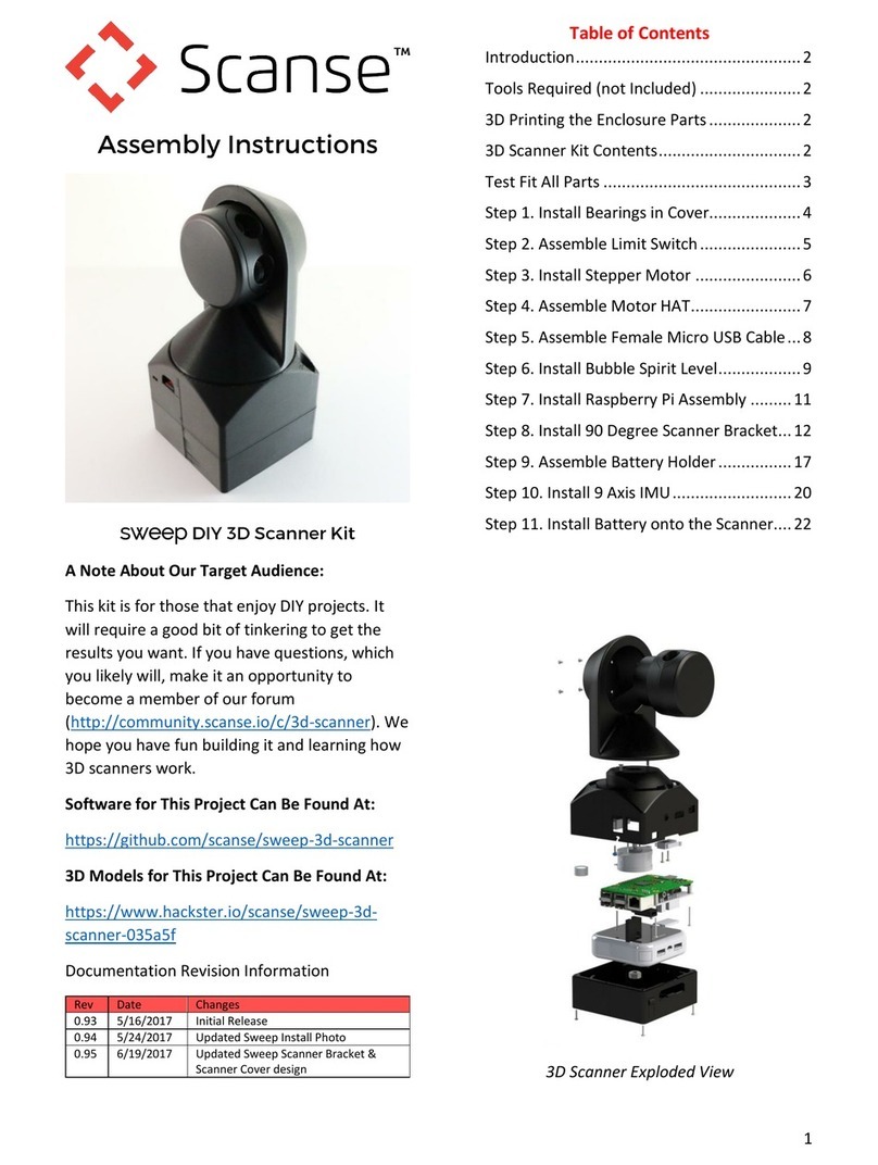 Scanse Sweep DIY 3D Assembly instructions