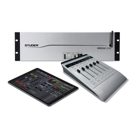 Studer Micro Series operating instructions