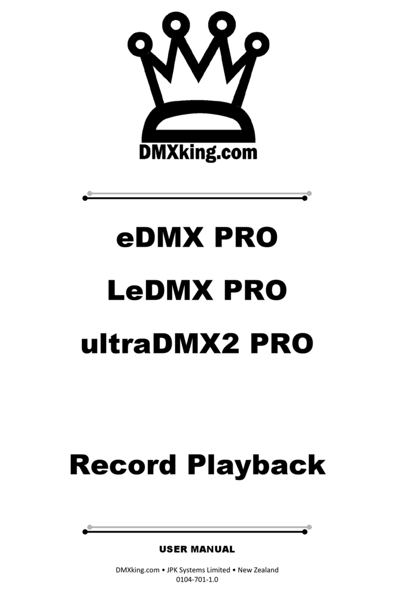DMXking.com eDMX PRO user manual