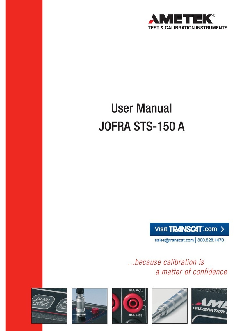 Metek JOFRA STS-150 A user manual
