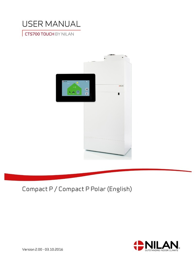 nilan CTS700-TOUCH Compact P GEO User manual