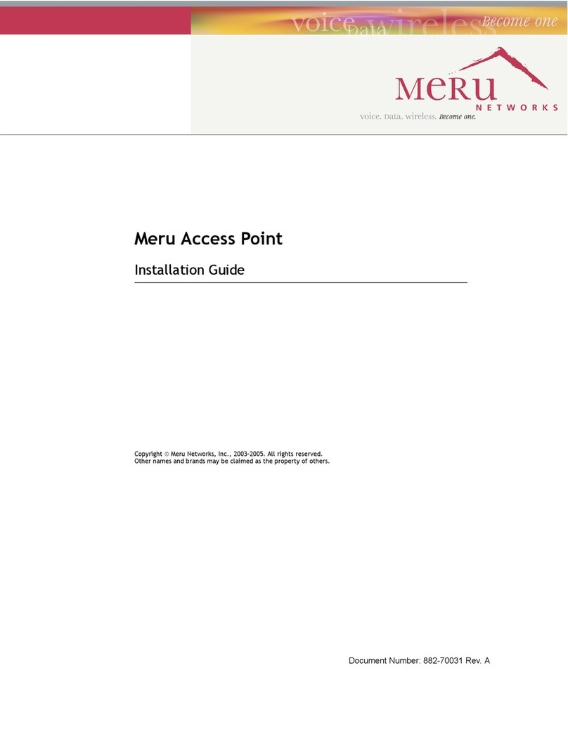 Meru Networks AP150 installation guide