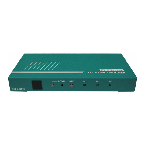 HY-LINE CLUX-31SY Operation manual HY-LINE CLUX-31SY Operation manual