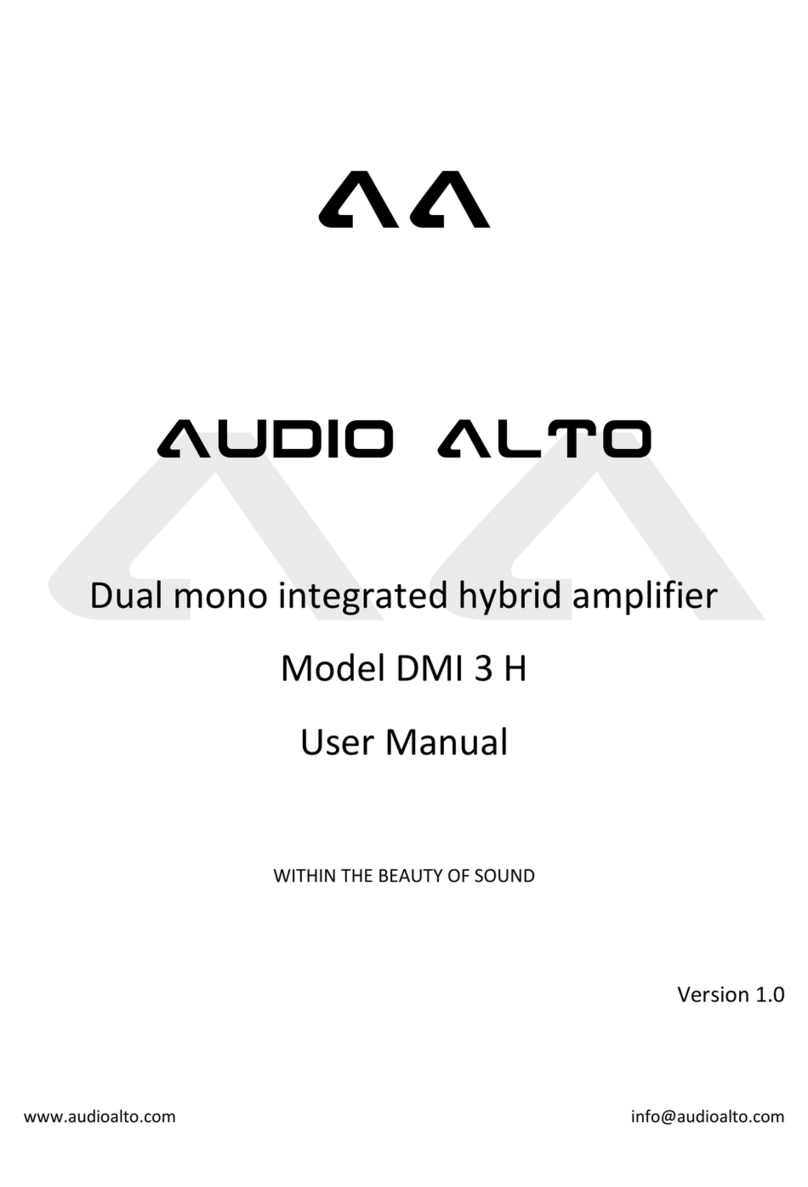 Audio Alto DMI 3 H user manual